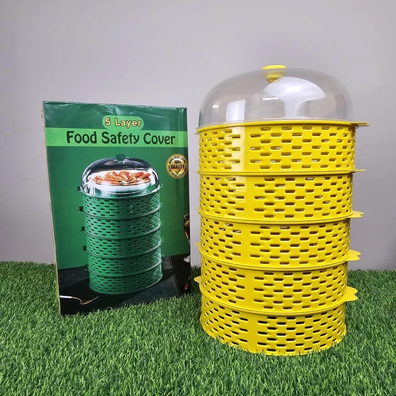 Multifunctional 5 layer Food Safety Cover-Yellow