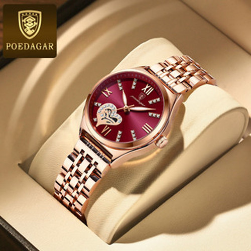 Poedagar 320 Stainless Steel Waterproof Women’s Watch